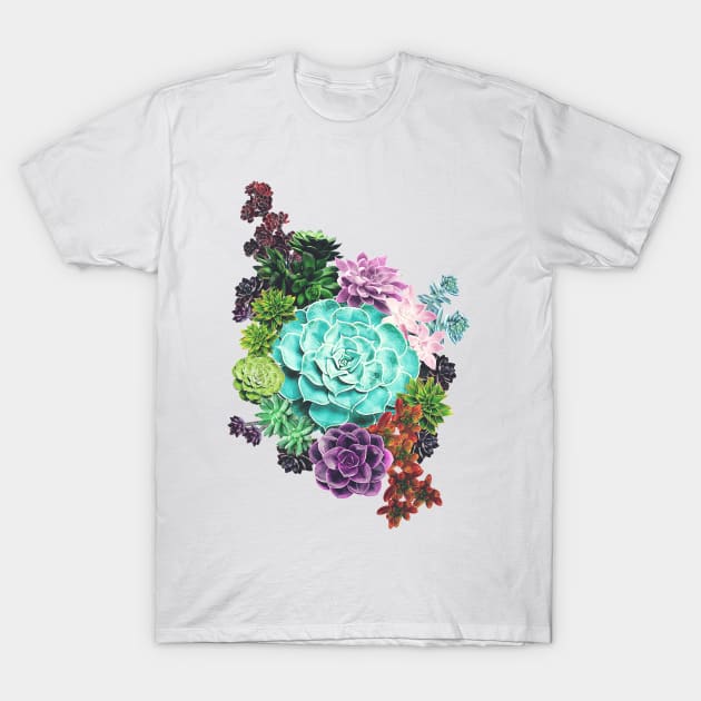 Succulent T-Shirt by LAZYJStudios